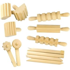 Anthony Peters AP/736/WDTN Wooden Dough Tool Set 12 Pieces, for 3 years and above Anthony Peters AP/736/WDTN Wooden Dough Tool Set 12 Pieces, for 3 years and above
