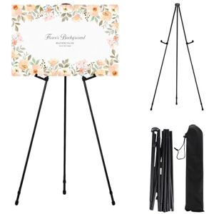 ASelected Easel Stand for Display, Adjustable Metal Tripod Easel Stand 160cm Foldable Floor Display Easel with Carrying Bag, for Art Displays Presentations Posters ASelected Easel Stand for Display, Adjustable Metal Tripod Easel Stand 160cm Foldable Floor Display Easel with Carrying Bag, for Art Displays Presentations Posters