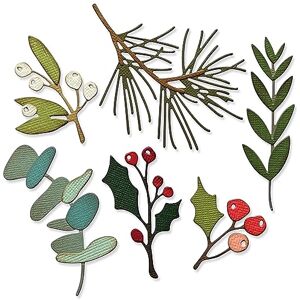 Sizzix Thinlits Die Set 6PK Festive Gatherings by Tim Holtz Sizzix Thinlits Die Set 6PK Festive Gatherings by Tim Holtz