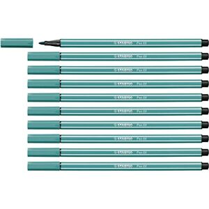 STABILO Pen 68 Premium Fibre-Tip Pen Pack of 10 Turquoise Blue STABILO Pen 68 Premium Fibre-Tip Pen Pack of 10 Turquoise Blue