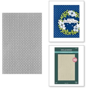 Spellbinders Linen 3D Embossing Folder from The Texture & Foliage Collection by Suzanne Hue Spellbinders Linen 3D Embossing Folder from The Texture & Foliage Collection by Suzanne Hue