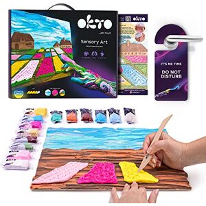 OKTO Flower Beds in Holland Art Craft Kits Similar to Painting by Numbers for Adults, Air Dry Clay Modelling Kit, Arts and Crafts, Craft Kit OKTO Flower Beds in Holland Art Craft Kits Similar to Painting by Numbers for Adults, Air Dry Clay Modelling Kit, Arts and Crafts, Craft Kit