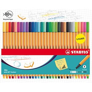 STABILO point 88 Fineliner Case of 30 Assorted Colours STABILO point 88 Fineliner Case of 30 Assorted Colours