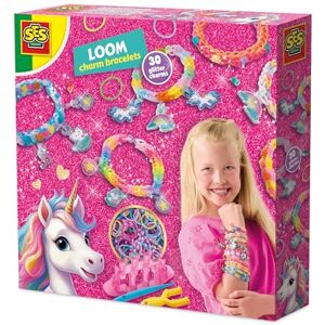 Creative Labs Unicorn Loom Bracelet Set – 600 Bands, Beads, Glitter Unicorn Charms & Weaving Tools – DIY Jewellery Craft Kit for Kids Creative Labs Unicorn Loom Bracelet Set – 600 Bands, Beads, Glitter Unicorn Charms & Weaving Tools – DIY Jewellery Craft Kit for Kids
