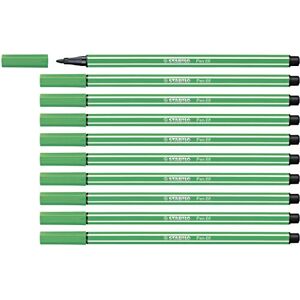 STABILO Pen 68 Premium Fibre-Tip Pen Pack of 10 Green STABILO Pen 68 Premium Fibre-Tip Pen Pack of 10 Green