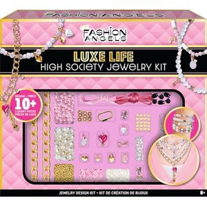 Fashion Angels Basic Fun Luxe Life – High Society Jewellery Kit for Girls – Includes 10+ Luxury Charms, Gold Chains, Gemstone Beads & Tools – Make Elegant DIY Jewellery – Ages 8+ Fashion Angels Basic Fun Luxe Life – High Society Jewellery Kit for Girls – Includes 10+ Luxury Charms, Gold Chains, Gemstone Beads & Tools – Make Elegant DIY Jewellery – Ages 8+