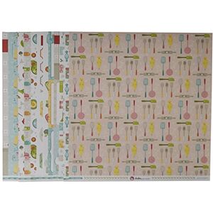 Anita and Su Mundo Multicoloured Scrapbooking Paper - 12x12" Anita and Su Mundo Multicoloured Scrapbooking Paper - 12x12"