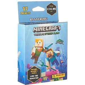 Mojang Studios Minecraft Treasure Sticker Album: 17 Pack Mojang Studios Minecraft Treasure Sticker Album: 17 Pack