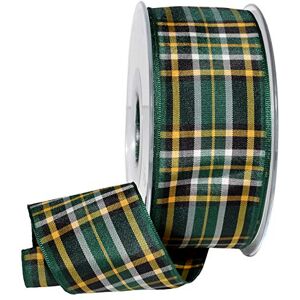 Morex Edinburgh Ribbon, Scottish Heritage Family Colors, Christmas and Wedding Decorations, Plaid, 1.5 Inch by 27 Yards, Irish National Morex Edinburgh Ribbon, Scottish Heritage Family Colors, Christmas and Wedding Decorations, Plaid, 1.5 Inch by 27 Yards, Irish National