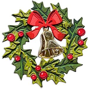 Sizzix Thinlits Die Set 15PK Yuletide Colorize by Tim Holtz, Grey, One Size Sizzix Thinlits Die Set 15PK Yuletide Colorize by Tim Holtz, Grey, One Size