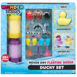 little tikes Wonder Factory Never Dry Floating Dough Ducky Set Includes 2 Tubes of Dough, 2 Unique Colours, Never Dries Out, No Gluten, Floats in Water, Creative Play for Children little tikes Wonder Factory Never Dry Floating Dough Ducky Set Includes 2 Tubes of Dough, 2 Unique Colours, Never Dries Out, No Gluten, Floats in Water, Creative Play for Children