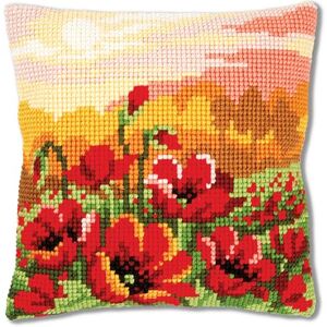 Vervaco Cross Stitch Cushion Kit, Cotton Polyester, Assorted Vervaco Cross Stitch Cushion Kit, Cotton Polyester, Assorted