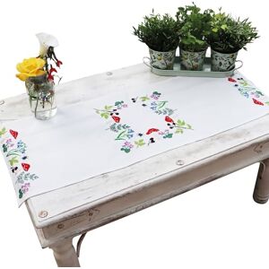 Trimits Embroidery Kit Table Runner Includes Printed Fabric, Threads, Needle & Instructions, 40 x 100cm, Toadstools Trimits Embroidery Kit Table Runner Includes Printed Fabric, Threads, Needle & Instructions, 40 x 100cm, Toadstools