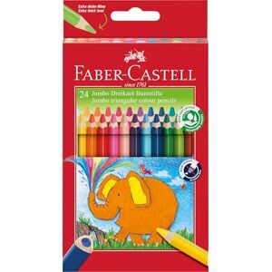 Faber 116524 Triangular Jumbo Coloured Pencils (Pack of 24) Faber 116524 Triangular Jumbo Coloured Pencils (Pack of 24)