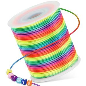 Carehabi 100 m Elastic Cord Elastic Band for Bracelets, 1 mm Diameter Elastic Thread Bead Cord Rubber Band, Beads for Bracelets, Necklaces and DIY Jewellery Making Crafts Carehabi 100 m Elastic Cord Elastic Band for Bracelets, 1 mm Diameter Elastic Thread Bead Cord Rubber Band, Beads for Bracelets, Necklaces and DIY Jewellery Making Crafts