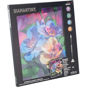 DIAMANTINY Paint by Numbers Orchid 96563, Multicoloured, 32 x 30 x 2 cm DIAMANTINY Paint by Numbers Orchid 96563, Multicoloured, 32 x 30 x 2 cm
