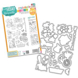 Polkadoodles Birds and Butterflies Outline Dies for Card Making, Craft, Scrapbooking, Mixed Media, PD8934 Polkadoodles Birds and Butterflies Outline Dies for Card Making, Craft, Scrapbooking, Mixed Media, PD8934