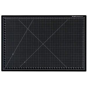 Dahle 10673 Vantage Self-Healing Cutting Mat, 24" x 36", Black, 5 layer PVC Construction, 1/2" Grid Lines, Self Healing for Maximum Durability, Perfect for Cropping Photos, Cutting, Sewing, and Crafts Dahle 10673 Vantage Self-Healing Cutting Mat, 24" x 36", Black, 5 layer PVC Construction, 1/2" Grid Lines, Self Healing for Maximum Durability, Perfect for Cropping Photos, Cutting, Sewing, and Crafts
