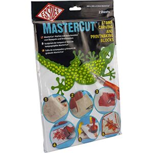 ESSDEE MasterCut Carving Block, Rubber, White, 300x200 ESSDEE MasterCut Carving Block, Rubber, White, 300x200