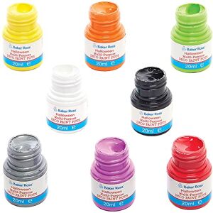 Baker Ross FX125 Halloween Multi Purpose Deco Paint Pots Pack of 8, Paint Pots for Kids, Kids Painting Supplies, Art Sets for Kids Baker Ross FX125 Halloween Multi Purpose Deco Paint Pots Pack of 8, Paint Pots for Kids, Kids Painting Supplies, Art Sets for Kids