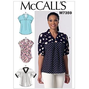 McCall's Patterns 7359 Y,Misses Tops,Sizes XSM-MED, Cotton, Y (X-Small-Small-Medium) McCall's Patterns 7359 Y,Misses Tops,Sizes XSM-MED, Cotton, Y (X-Small-Small-Medium)