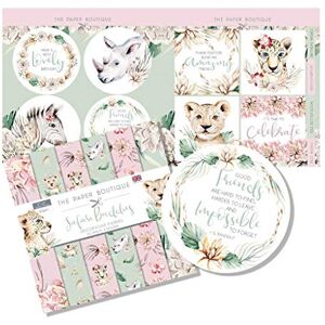 The Paper Boutique - Safari Buddies - Paper Kit - Mixed Colours - 8 x 8 inches - Paper Type The Paper Boutique - Safari Buddies - Paper Kit - Mixed Colours - 8 x 8 inches - Paper Type