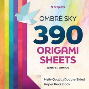 Sampou, Jennifer Ombré Sky 390 Origami Sheets: High-Quality Double-Sided Paper Pack Book Sampou, Jennifer Ombré Sky 390 Origami Sheets: High-Quality Double-Sided Paper Pack Book