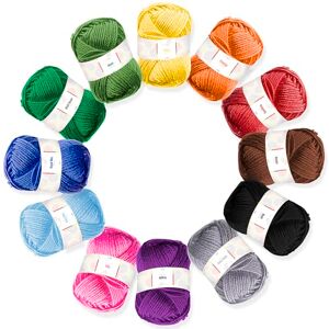 Hearth & Harbor Acrylic Yarn 12 Pack 50g Skeins, 1200 Yards for Knitting and Crochet Soft Multicolored Crafts for Adults and Kids Hearth & Harbor Acrylic Yarn 12 Pack 50g Skeins, 1200 Yards for Knitting and Crochet Soft Multicolored Crafts for Adults and Kids