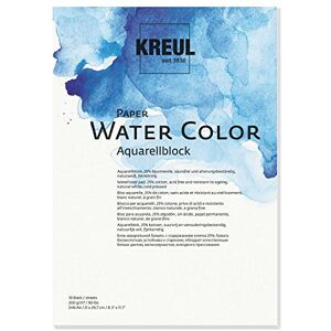 KREUL 69011 – Paper Water Colour Watercolour Paper Pad, A4, 10 sheets KREUL 69011 – Paper Water Colour Watercolour Paper Pad, A4, 10 sheets