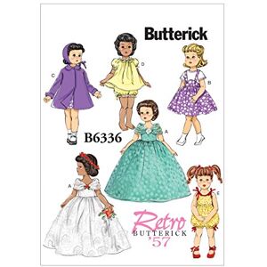 Butterick Pattern 6336 OSZ Doll Clothes Sewing Pattern, 18-Inch Butterick Pattern 6336 OSZ Doll Clothes Sewing Pattern, 18-Inch
