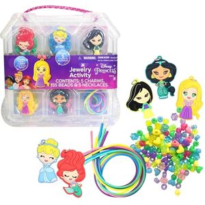 Just Play Disney Princess Necklace Activity, 160-Piece Jewelry Making Kit, Preschool Arts and Crafts for Kids 3 and Up Just Play Disney Princess Necklace Activity, 160-Piece Jewelry Making Kit, Preschool Arts and Crafts for Kids 3 and Up
