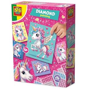 Creative Labs 14726 Unicorn Diamond Painting Creative Craft Kit for Kids Aged 3+ Decorate 5 Unicorn Cards with Self-Adhesive Diamond Stickers Creative Labs 14726 Unicorn Diamond Painting Creative Craft Kit for Kids Aged 3+ Decorate 5 Unicorn Cards with Self-Adhesive Diamond Stickers
