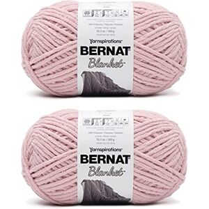 Bernat Blanket Tan Pink Yarn 2 Pack of 300g/10.5oz Polyester 6 Super Bulky 220 Yards Knitting/Crochet Bernat Blanket Tan Pink Yarn 2 Pack of 300g/10.5oz Polyester 6 Super Bulky 220 Yards Knitting/Crochet