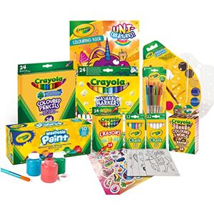 CRAYOLA , Mega Colouring and Colouring Set with Stickers, Creative Activity and Gift for Kids Age 6+ CRAYOLA , Mega Colouring and Colouring Set with Stickers, Creative Activity and Gift for Kids Age 6+