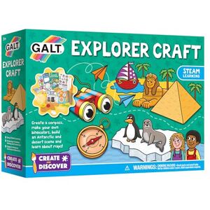 Galt Toys Explorer Craft STEAM 8 Activity Arts & Crafts Kit For Kids Age 5 + Galt Toys Explorer Craft STEAM 8 Activity Arts & Crafts Kit For Kids Age 5 +