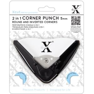 Xcut Corner Punch - 2 In 1 5mm Radius for Craft Xcut Corner Punch - 2 In 1 5mm Radius for Craft