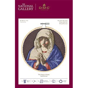 DMC National Gallery × Cross Stitch Kits, Includes Embroidery Thread No.25, Aida Fabric 16 Count, Needle, Hoop and Instructions DMC National Gallery × Cross Stitch Kits, Includes Embroidery Thread No.25, Aida Fabric 16 Count, Needle, Hoop and Instructions