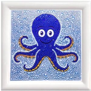 Pracht Creatives Hobby Diamond Painting Set, Squid and Accessories, Craft Kit for Painting with Rhinestones, for Children from 5 Years Pracht Creatives Hobby Diamond Painting Set, Squid and Accessories, Craft Kit for Painting with Rhinestones, for Children from 5 Years