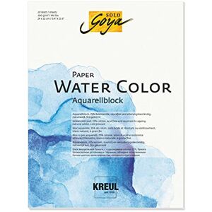 KREUL Solo Goya Paper Water Colour Watercolour Pad, 20 Sheets KREUL Solo Goya Paper Water Colour Watercolour Pad, 20 Sheets