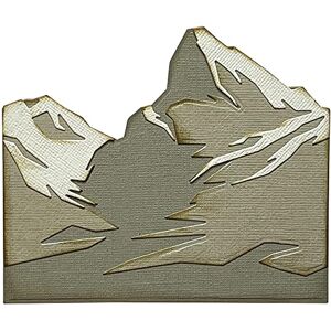 Sizzix Thinlits Die Set 6PK Mountain Top by Tim Holtz, 665580, Multicolour, One Size Sizzix Thinlits Die Set 6PK Mountain Top by Tim Holtz, 665580, Multicolour, One Size