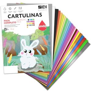 Sidi Global Market Cardboard 50x65 Complete Pack 185/230 g Coloured and Metallic Card for Crafts, Scrapbooking, Billboards SIDI (Complete Pack, 125h) Sidi Global Market Cardboard 50x65 Complete Pack 185/230 g Coloured and Metallic Card for Crafts, Scrapbooking, Billboards SIDI (Complete Pack, 125h)