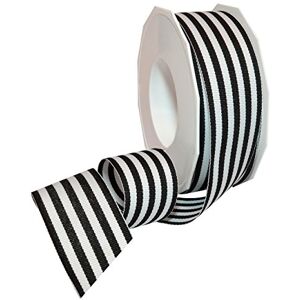 Morex Polyester Grosgrain Striped Decorative Ribbon, 20 Yard, Black, 1-1/2 in Morex Polyester Grosgrain Striped Decorative Ribbon, 20 Yard, Black, 1-1/2 in