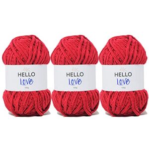 Hello Love Baby Blanket Yarn 300g Rose Red Hello Love Baby Blanket Yarn 300g Rose Red