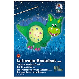 Ursus 18700001 Lantern Craft Set, Dino, Approx. 21.8 x 21 x 10.3 cm, Diameter Approx. 21.8 cm, Includes Template Sheet with Craft Instructions (English language not guaranteed), for DIY Design, Ideal Ursus 18700001 Lantern Craft Set, Dino, Approx. 21.8 x 21 x 10.3 cm, Diameter Approx. 21.8 cm, Includes Template Sheet with Craft Instructions (English language not guaranteed), for DIY Design, Ideal