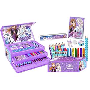 Disney Frozen Kids Girls 44 Pieces Colouring Case With Pens Pencils Crayons Christmas Toy Gift Disney Frozen Kids Girls 44 Pieces Colouring Case With Pens Pencils Crayons Christmas Toy Gift
