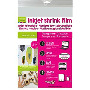 Creative Shrink Art Sheet - Transparent, 5 Sheets, A4 - Shrink Art Creative Shrink Art Sheet - Transparent, 5 Sheets, A4 - Shrink Art