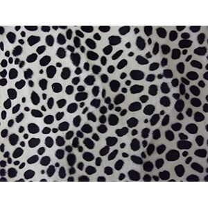 CRS Fur Fabrics Faux Fur Pony Skin Velboa Fabric Material Dalmatian, 1Mtr 150cmx100cm CRS Fur Fabrics Faux Fur Pony Skin Velboa Fabric Material Dalmatian, 1Mtr 150cmx100cm