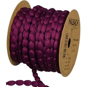 Halbach Seidenbänder Pompom Border, Width 8 mm, Length 15 m, Ribbon with Pompoms Garland, Wedding Decoration, Garden Party Decoration, Colour: Dark Purple Halbach Seidenbänder Pompom Border, Width 8 mm, Length 15 m, Ribbon with Pompoms Garland, Wedding Decoration, Garden Party Decoration, Colour: Dark Purple