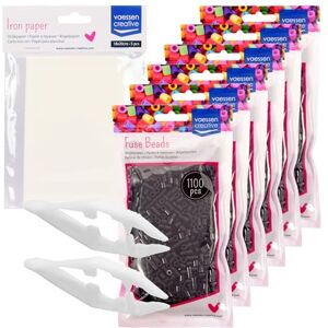 Vaessen Creative Fuse Beads Kit 6600 Black Pieces - Arts & Crafts DIY Vaessen Creative Fuse Beads Kit 6600 Black Pieces - Arts & Crafts DIY