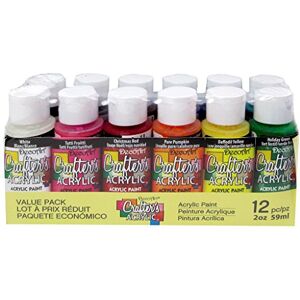 DecoArt Crafter's Acrylic 12-ct Value Pack - Acrylic Paint DecoArt Crafter's Acrylic 12-ct Value Pack - Acrylic Paint